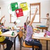 Harloon 12 Pcs I Need Help Mini Flip Chart Signs