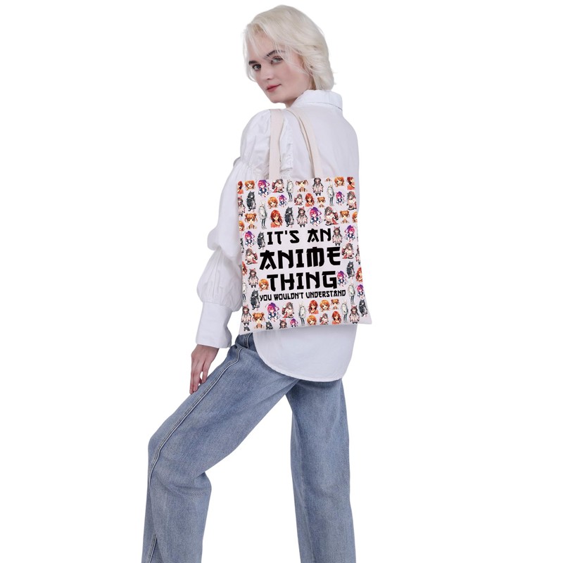 Anime Girl Tote Bag Amine Inspired Gift Anime Cosplay Merchandise