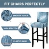 SearchI Bar Stool Covers Set of 4, Stretch Washable Barstool