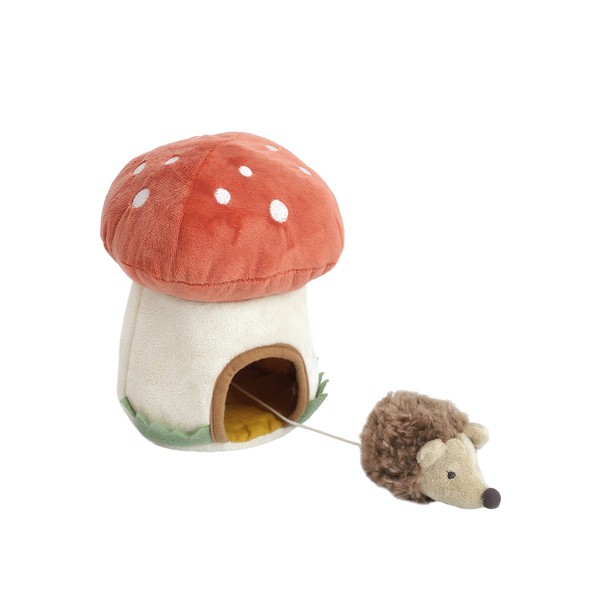 MON AMI Toadstool Cottage Mushroom Stuffed Toy for Kids - Premium Plush Toys for Babies - Montessori Toys for Newborns & Toddlers - 7 Inches - Ages 6 Months+