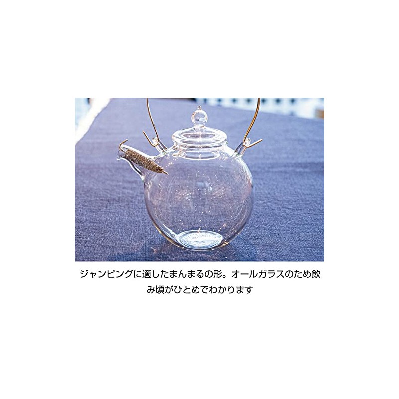 Glass Workshop Craft-U Round Pot 0.5L [Made in Japan]
