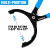 NEIKO 03422A Oil Filter Wrench, 12” Adjustable Oil Filter Pliers,