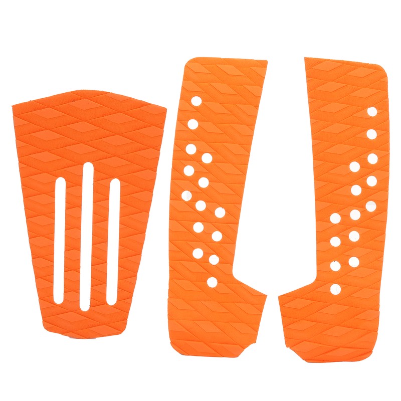 3 Pcs Surfboard Traction Pad AntiSkid MoistureProof Surf Deck Mat