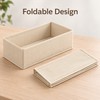 Foldable Underwear Organizer for Drawer Storage – 6/12-Piece Polyester Set