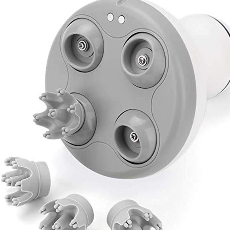 EXCEART Massager Head Electric Head Massager Replacement Head Kneading Vibrating