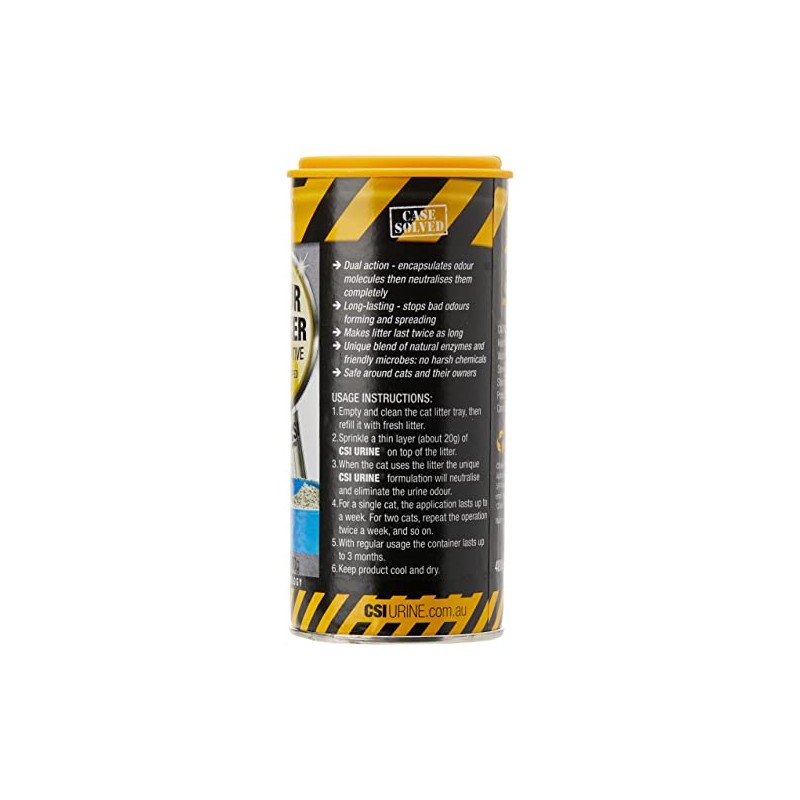 CSI Urine Cat Urine Litter Odour Blocker Granules, 400g -