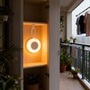 Iwinna Motion Sensor Night Light, Rechargeable, 3 Color Modes Nightlight,