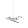 Clementine Design Jet Airplane Ceiling Fan Pull Chain Light Decorative