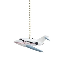 Clementine Design Jet Airplane Ceiling Fan Pull Chain Light Decorative Extension