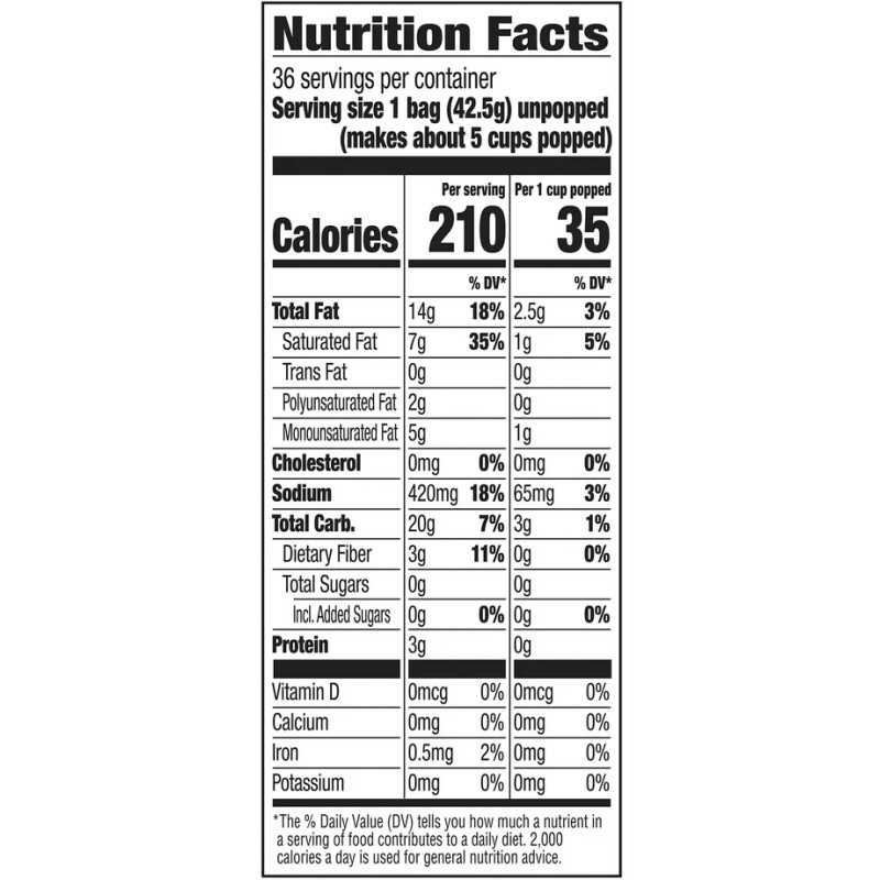 Orville Redenbacher's Movie Butter Microwave Popcorn, Mini Bags, 1.5 oz.,