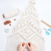 ORIGACH DIY Macrame Christmas Tree Wall Hanging kit Handmade Woven