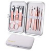 Manicure Set 10pcs Professional Nail Clippers Kit Pedicure Care Tools-Stainless