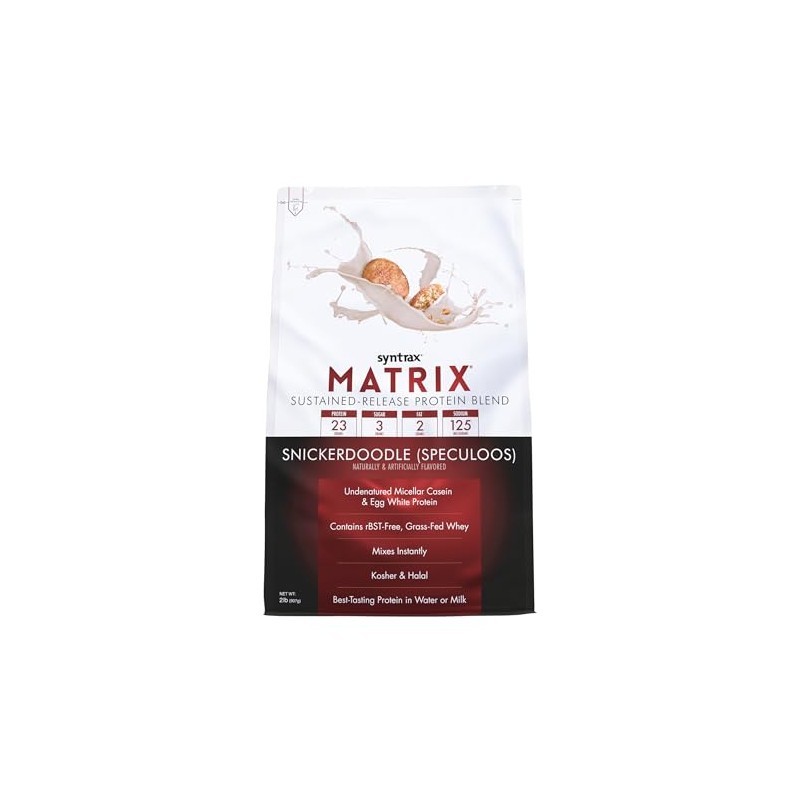 Syntrax Nutrition Matrix - Sustained-Release Protein Blend, Snickerdoodle 2 lbs.