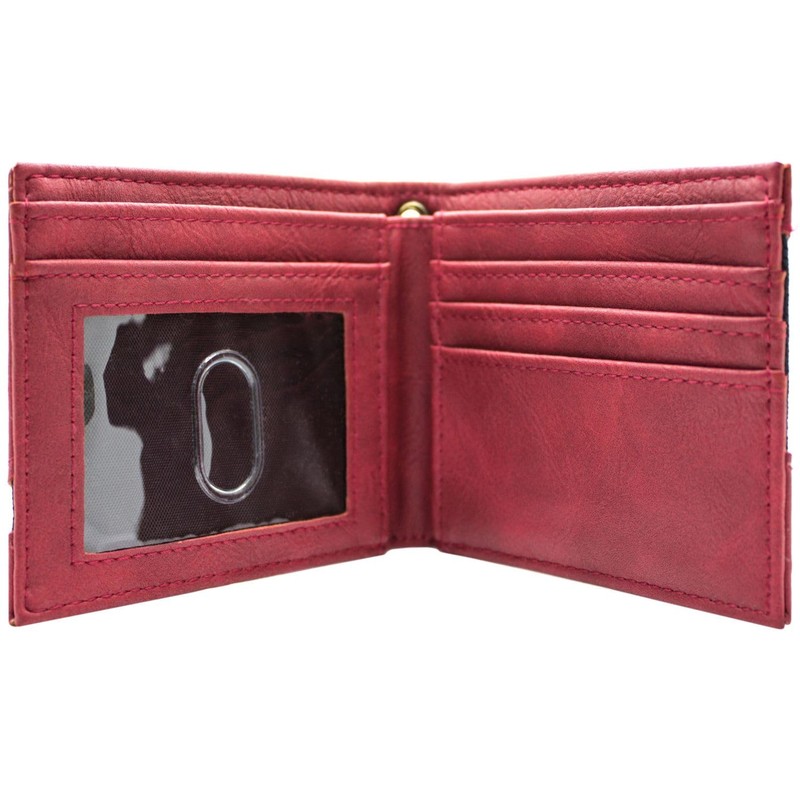 Flash Fastest Man Alive Gold Metallic Bolt Emblem Wallet Bi-Fold