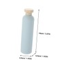 VICASKY 4pcs Refillable Travel Shampoo Bottles Conditioner Bottles Portable Pump