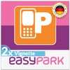 2 x Easypark Sticker Easy Park Vignette App Sticker Rear