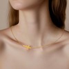 Frigotine Gold Cross Necklaces for Women, Dainty Small Pendant Choker