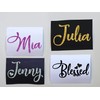 Custom name decal, Iron on name decal, Custom iron on