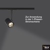 SLV 143440 BIMA I luminaire head, black, GU10, max. 50W,