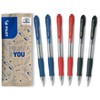 PILOT Super Grip Ballpoint Pens, Set of 6 in M