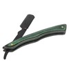 Foldable Beard Blade Holder Stainless Steel Composite Wood Beard Knife