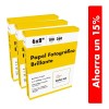 Papel Fotográfico Brillante 300 Hojas 6x8 (3 Pack) Blanco