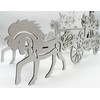 3D Wooden Horse & Carriage Pretty Princess Birthday, Princess Carriage