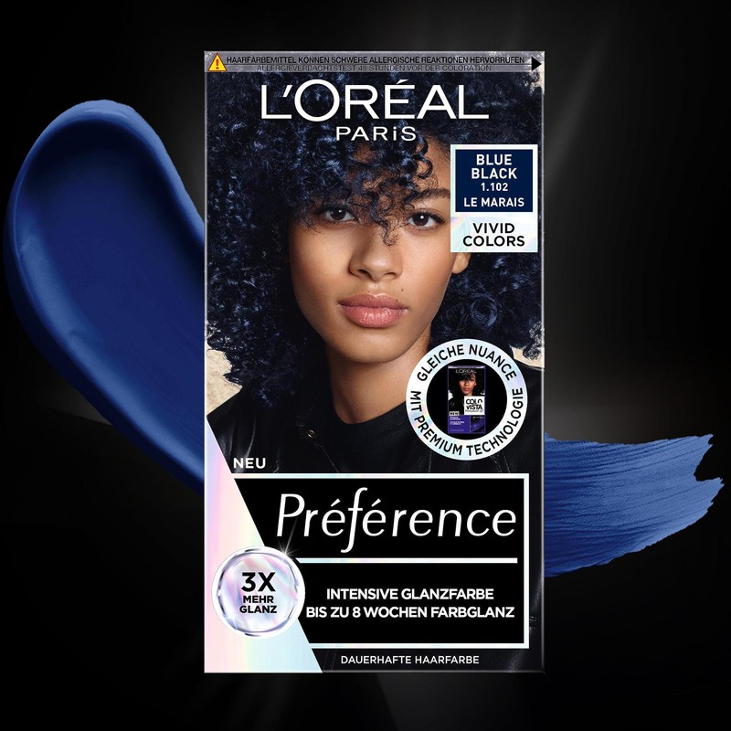 L'Oréal Paris Intensive dauerhafte Haarfarbe, Bis zu 8 Wochen glänzendes