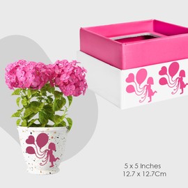 Banksy Little Girl with Balloons Stencil – 5x5 Inch Reusable DIY Craft Stencil for Painting on Wood, Canvas, Paper, Fabric, Walls & Furniture