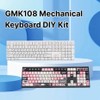 GMK108 Barebones Mechanical Keyboard Kit,VIA Programmable Gasket Mounted BT5.0/2.4GHz/Type-C Tri-Mode