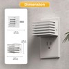 L LOHAS LED Night Lights Plug into Wall, 2 Pack