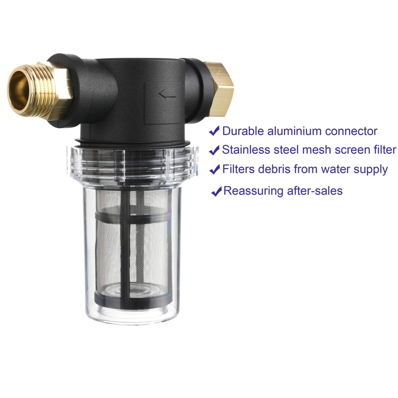 M MINGLE Garden Hose Filter for Pressure Washer inlet Water,