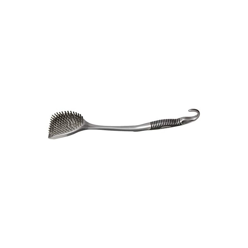 Libman 566 Long Handle Stainless Steel BBQ Brush with Ergonomic