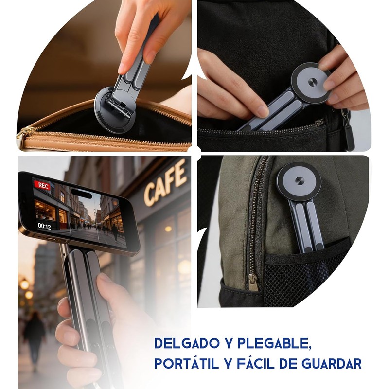 Soporte para Laptop 4 en 1 de Aluminio Ajustable y