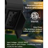 2 Pack Porch Lights with GFCI Outlet, Dusk to Dawn