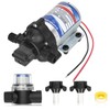 Etespie Automatic-Demand Diaphragm Pump 2088-343-135, 12V DC, 3.0 GPM With