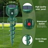 YOOYHHOME Solar Powered Mole Repellent - 3 Modes, IPX7 Waterproof,