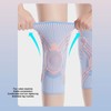 1 Pair Knee Brace Thickened Pads Breathable Mesh Silicone Spring