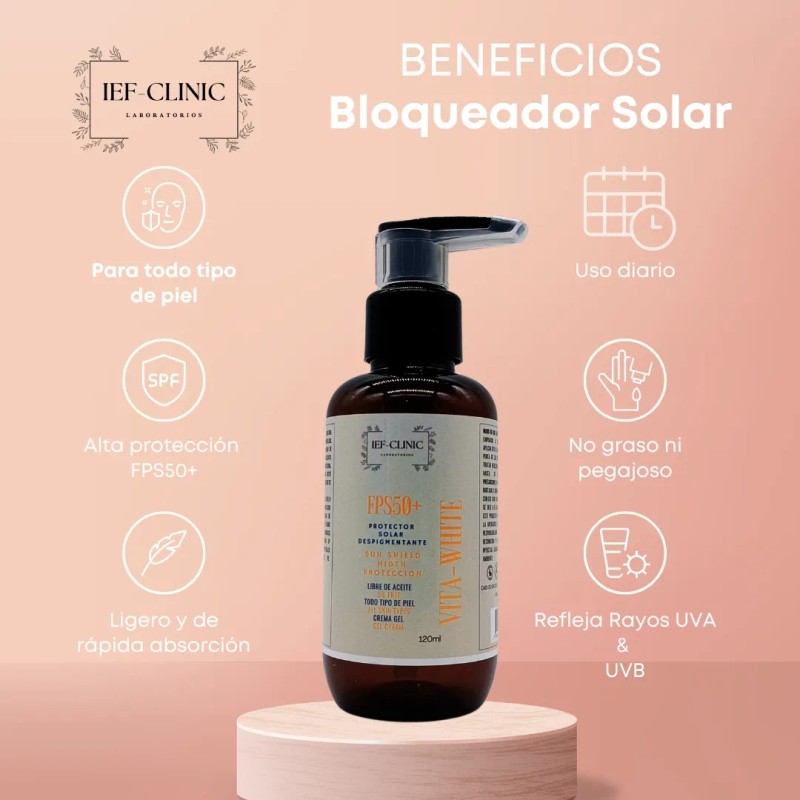 Vita-white Bloqueador Solar Despigmentante Manchas Uso Diari
