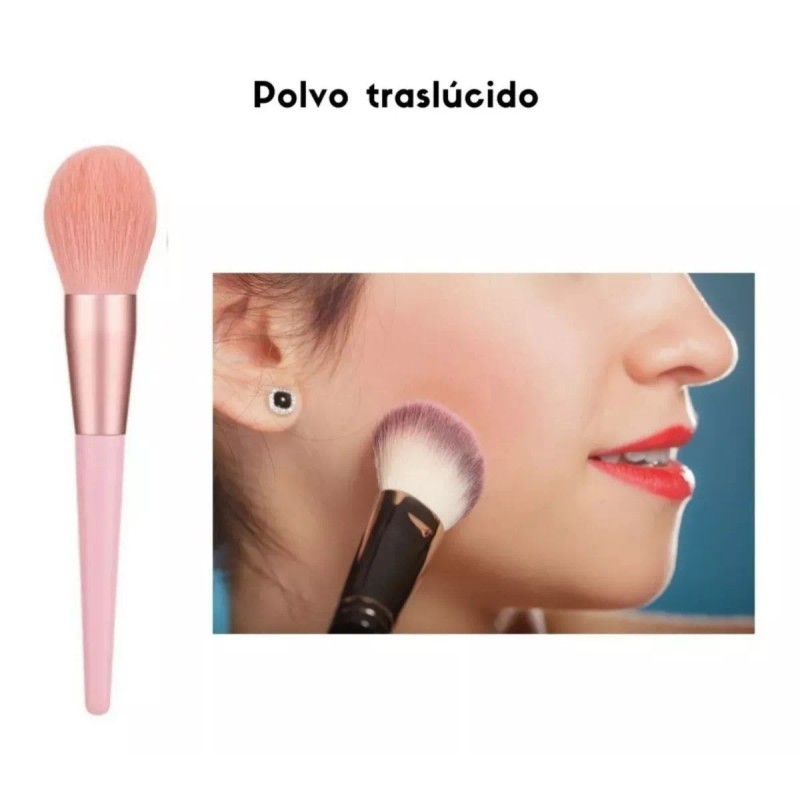 Divina Creacion Set De 10 Brochas Maquillaje Profesional Regalo Belleza