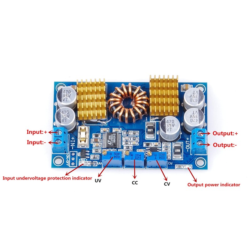 KNACRO LTC3780 Automatic Pressure Lifting Power,Constant Voltage Constant Current DC