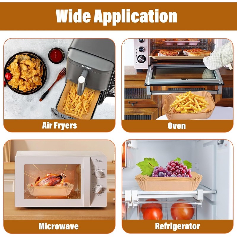 HOJIO 100PCS Ninja Double Stack XL 9.5L SL400ANZ Air Fryer