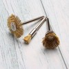 Acxico 9 Pcs Copper Wire Brushes Metal Brush Rust Removing