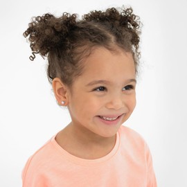 925 Sterling Silver Polished Soccer Ball Safety Screw Back Earrings For Little Girls & Preteens - Children's Sports Accessories for Game Day - Soccer Ball Earrings for Children