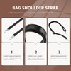 PLABBDPL Women's Leather Shoulder Strap, Shoulder Strap for Purse, Handbags,