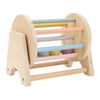 Wooden Rattle Rolling Drum Logic Thinking Hand Eye Coordination Safe
