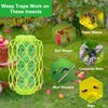 Sancodee 2 Pack Upgraded Wasp Trap Outdoor Hanging, Carpenter Bee