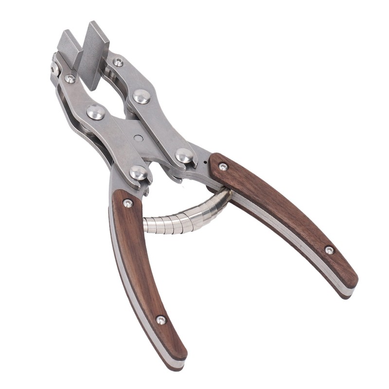 Flat Pliers Wooden Handle Alloy Steel Mouth 38mm Jaw Width