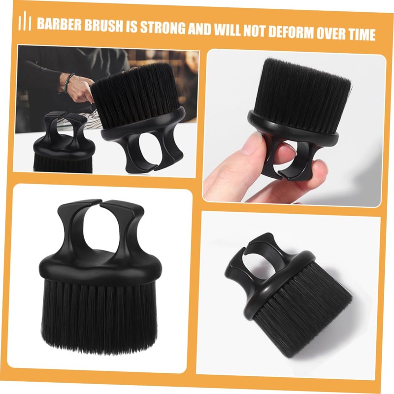 VICASKY 2 Pcs Barber Accessories Knuckle Beard Grooming Brush Retro