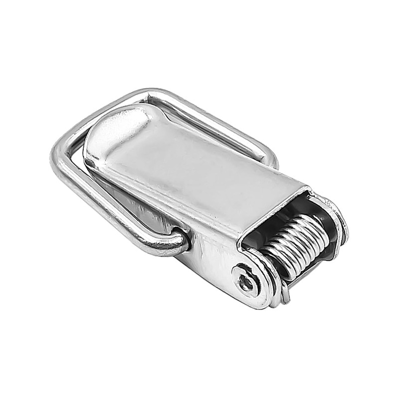 Stainless Steel Spring Loaded Toggle Latch Silver Catch Hasp Clamp